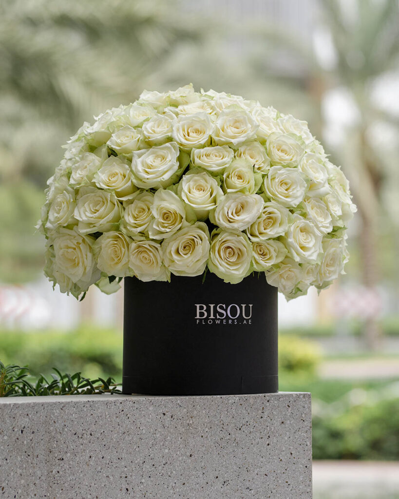 luxury drum box of roses