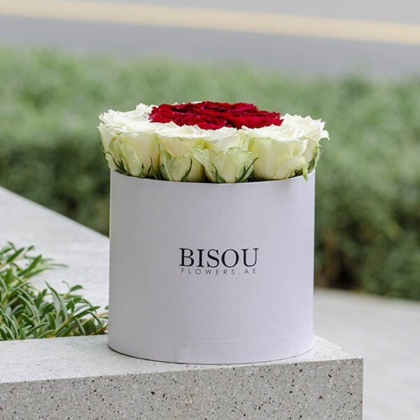medium 20 roses drum box