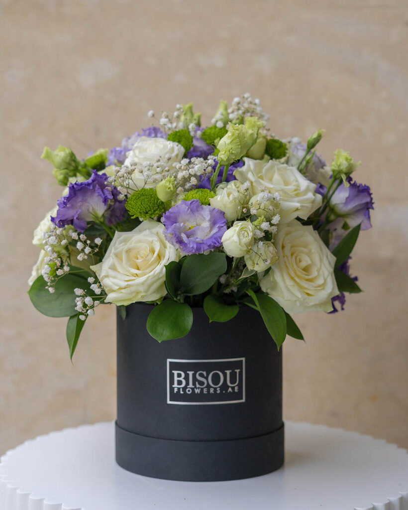 Ayelet lisianthus and romantic roses