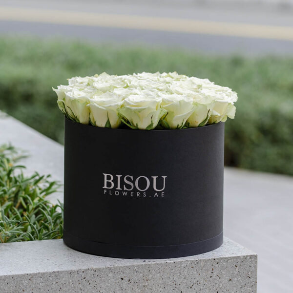Rough white roses