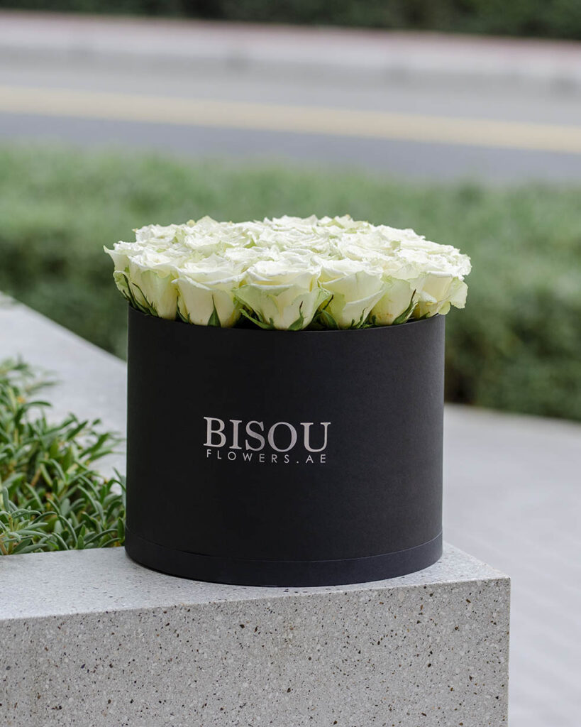 Rough white roses