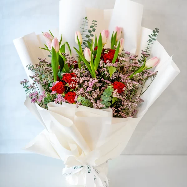 Pink Tulip Harmony Bouquet